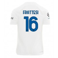 Dres Inter Milan Davide Frattesi #16 Preč 2023-24 Krátky Rukáv
